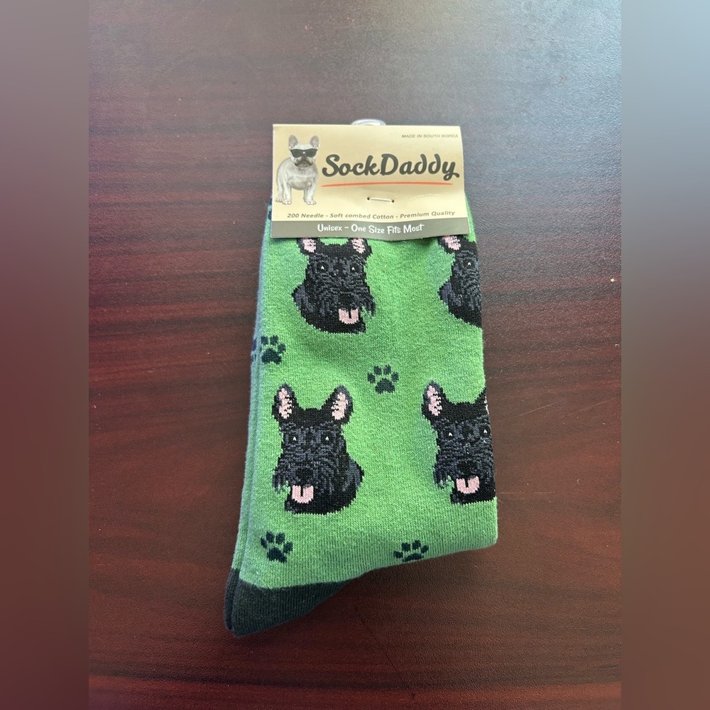 SockDaddy Green Scottie Socks